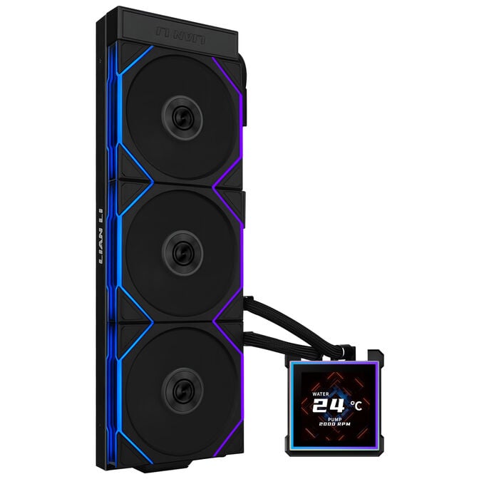 Lian Li HydroShift II LCD-S 360TL AiO Water Cooling, RGB, LCD Display - 360mm, black image number 0
