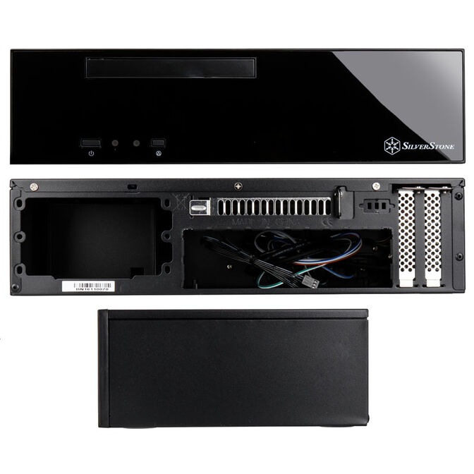 SilverStone SST-ML09B Milo HTPC Case - black image number 3