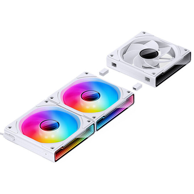 Jonsbo ZK-120WR 3in1 Reverse-L&uuml;fter, RGB - wei&szlig; image number 8