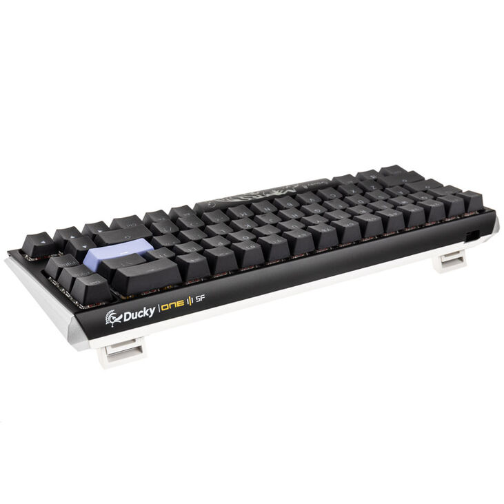 Ducky One 3 Classic Black/White SF Gaming Tastatur, RGB LED - MX-Blue (US) image number 2