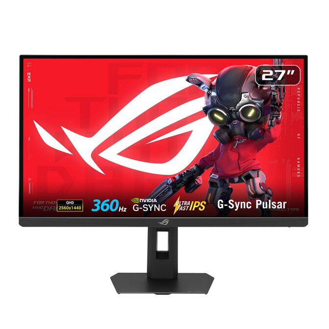 ASUS ROG Strix XG27AQNGV Pulsar 27 Zoll WQHD Gaming Monitor, 360Hz, Ultra Fast IPS, G-SYNC Pulsar image number 0