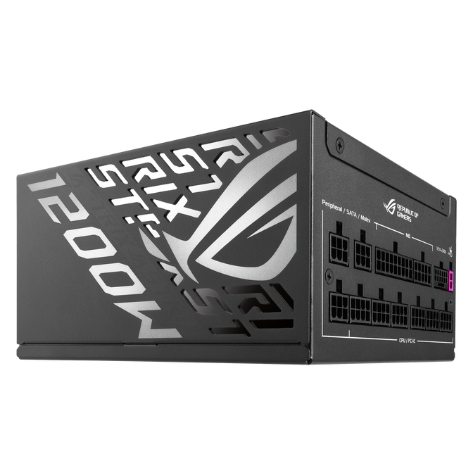 ASUS ROG Strix 1200 Platinum power supply, 80 PLUS Platinum, modular, PCIe 5.1 - 1,200 watts image number 6