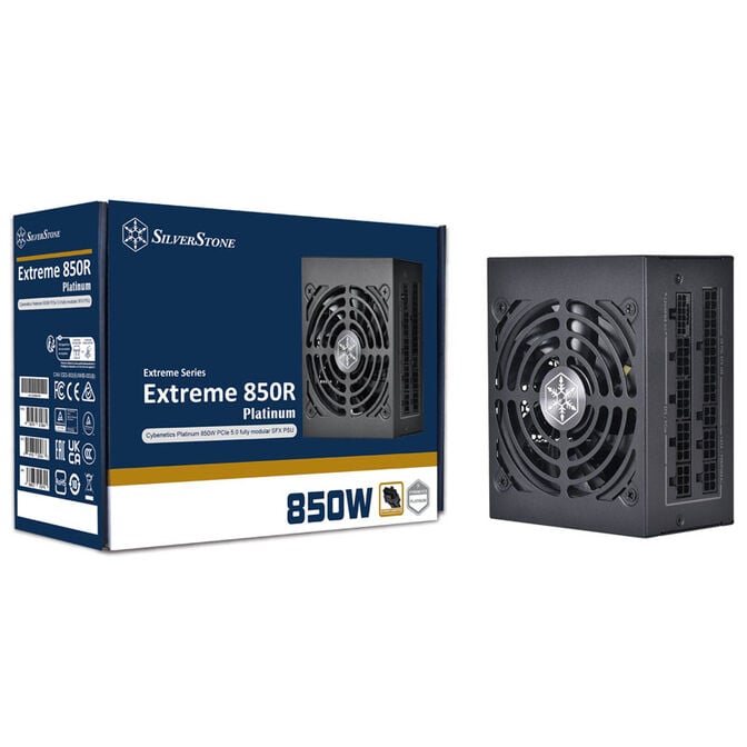 SilverStone SST-EX850R-PM Extreme SFX Power Supply Platinum - 850 Watt image number 8