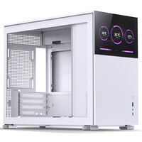 Jonsbo D31 Screen Micro-ATX Gehäuse, Tempered Glass - weiß