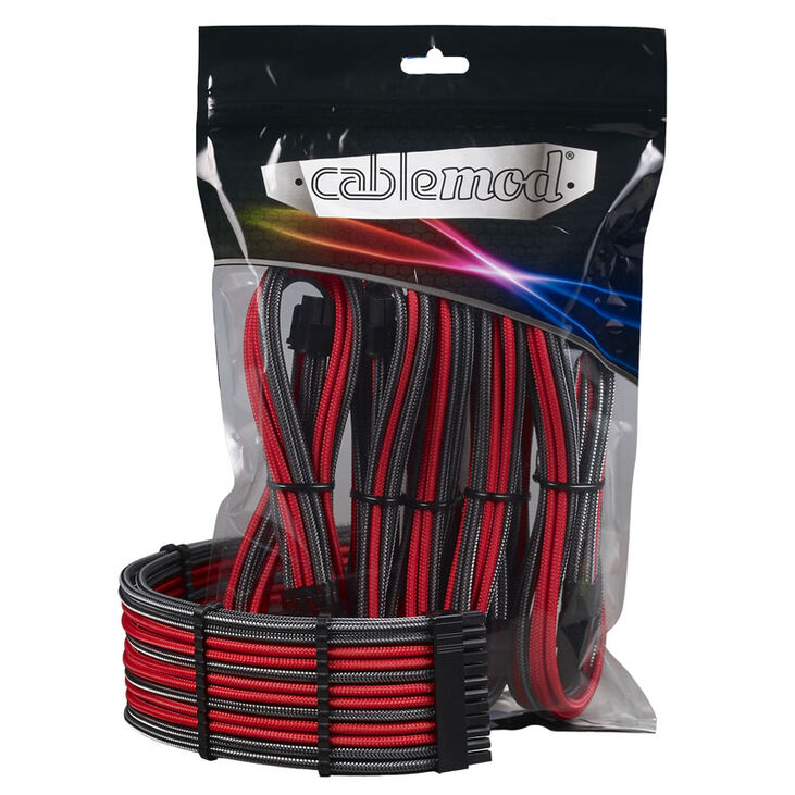CableMod PRO ModMesh Cable Extension Kit - carbon/rot image number 0