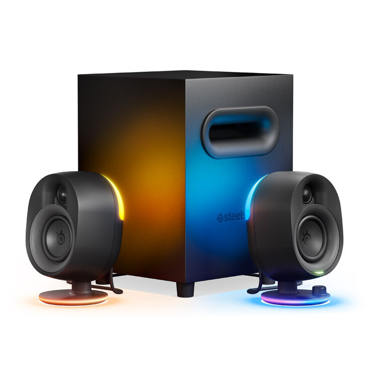 SteelSeries Arena 7 Gaming speakers with subwoofer, RGB lighting - black image number 0