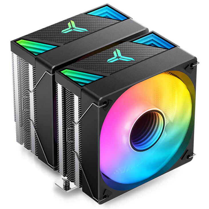 Jonsbo CR-3000 CPU-Kühler Dual Tower, ARGB - 2x 120 mm, schwarz image number 1