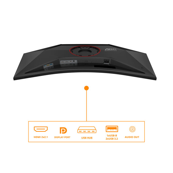 AOC Gaming CU34G4Z 34-inch UWQHD Curved Gaming Monitor, 240Hz, VA, FreeSync Premium image number 13