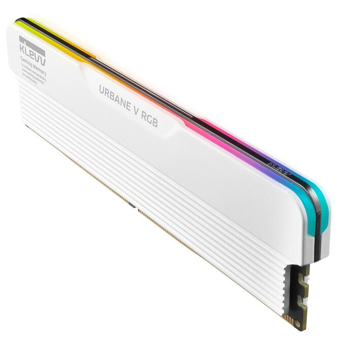 KLEVV URBANE V RGB DDR5-6000 RAM, CL28, XMP 3.0 & EXPO - 32 GB Dual-Kit, wei&szlig; image number 2