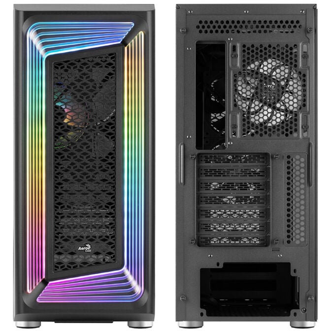 Aerocool Interstellar-G-BK-v1 Midi-Tower - schwarz image number 2