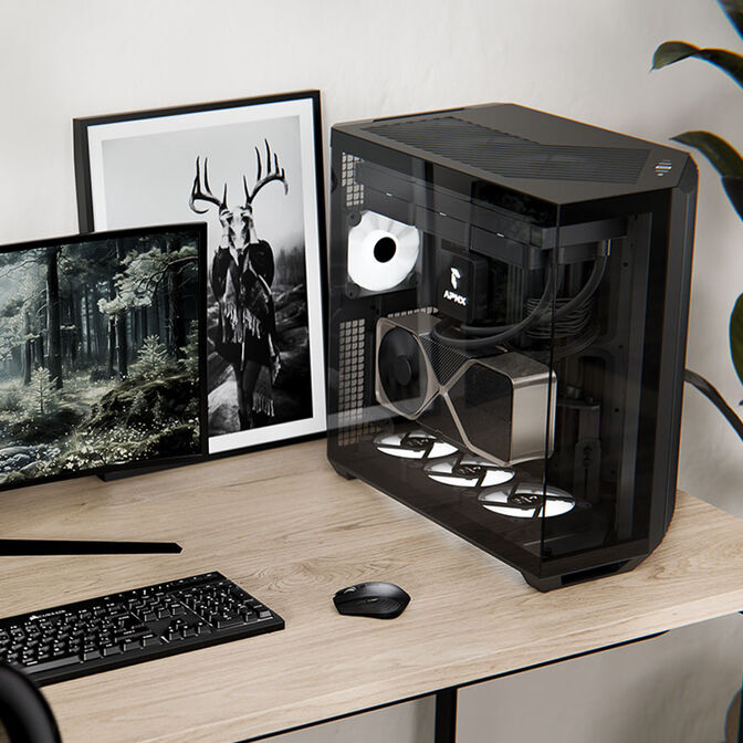 WQHD Gaming-PC-Konfigurator, APNX V1, AMD AM5, AMD Ryzen Prozessor, RX 9070 / RTX 5080 GPU image number 2