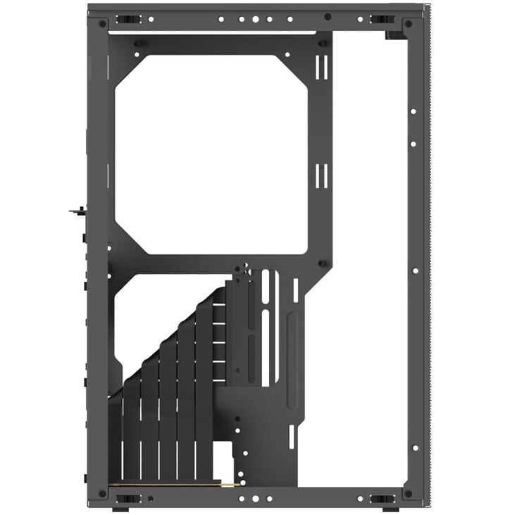 Ssupd Riser Flat Ribbon Cable - PCIe 4.0, 170mm, angled, black image number 1
