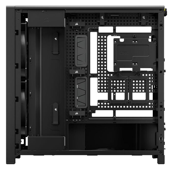 Corsair FRAME 5000D Wood RS PC-Geh&auml;use, Midi-Tower, E-ATX, Tempered Glass - inklusive 3x L&uuml;fter, schwarz, Holz image number 9