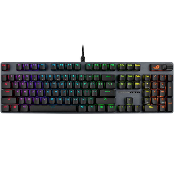 ASUS ROG Strix Scope II Gaming Tastatur, RGB - schwarz, ROG NX Snow Switches image number 3