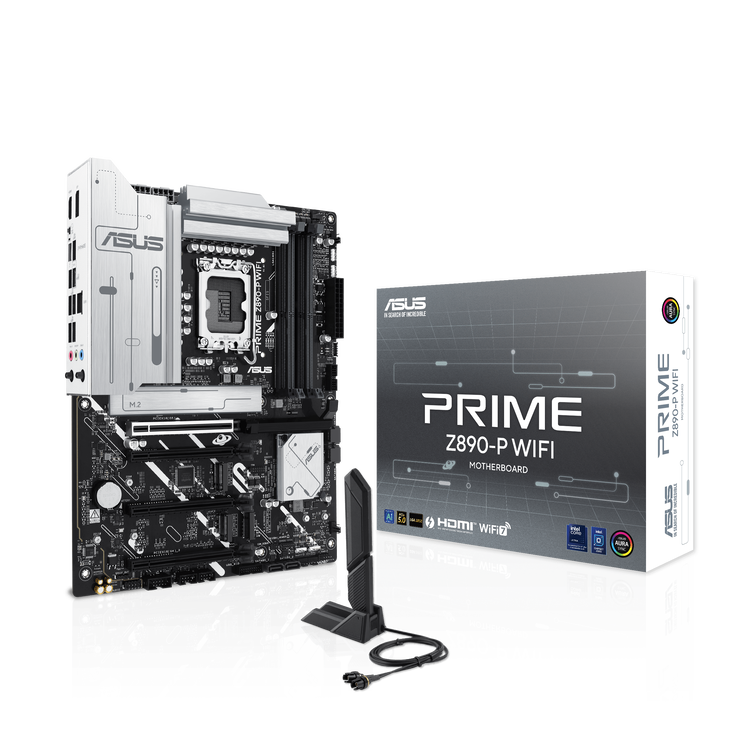 ASUS Prime Z890-P WiFi Mainboard, Sockel LGA 1851, Intel Z890, ATX, DDR5 image number 0