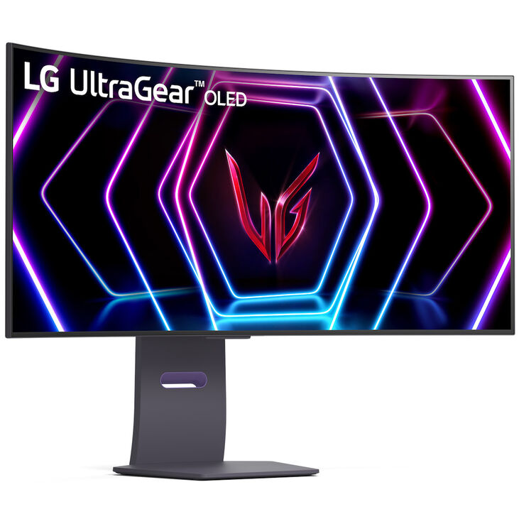 LG UltraGear OLED 39GS95QE-B, 39 inch Curved Gaming Monitor, 240 Hz, OLED, G-SYNC Compatible image number 0