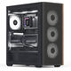 Aerocool D501A PC-Gehäuse, Midi-Tower, ATX, Tempered Glass - schwarz