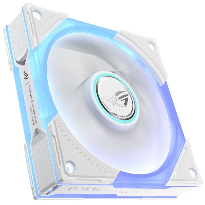 ASUS ROG Eurux GR120 ARGB PWM Fan - Reverse Blade, 3-Pack, white image number 6