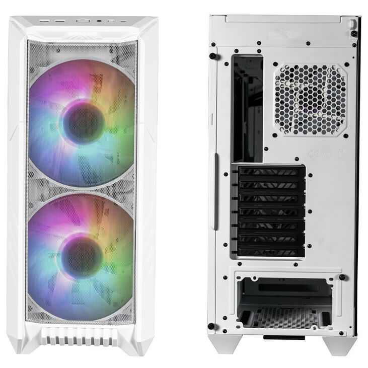 Cooler Master HAF 500, Midi-Tower, ARGB, Tempered Glass - weiß image number 3