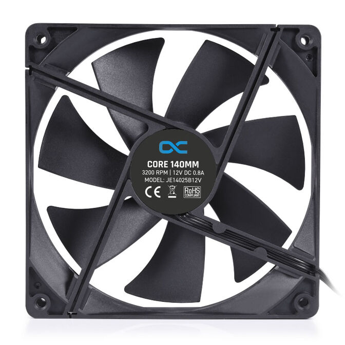 Alphacool Core PWM fan 3,200 rpm - 140 mm - black image number 1