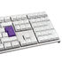 Ducky One 2 White Edition PBT Gaming Tastatur, MX-Black, weiße LED - weiß image number null