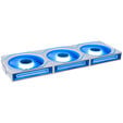Lian Li UNI FAN SL-INF Wireless L&uuml;fter, ARGB, PWM - 3er-Pack, mit Controller, Reverse-Blade, 120mm, wei&szlig; image number null