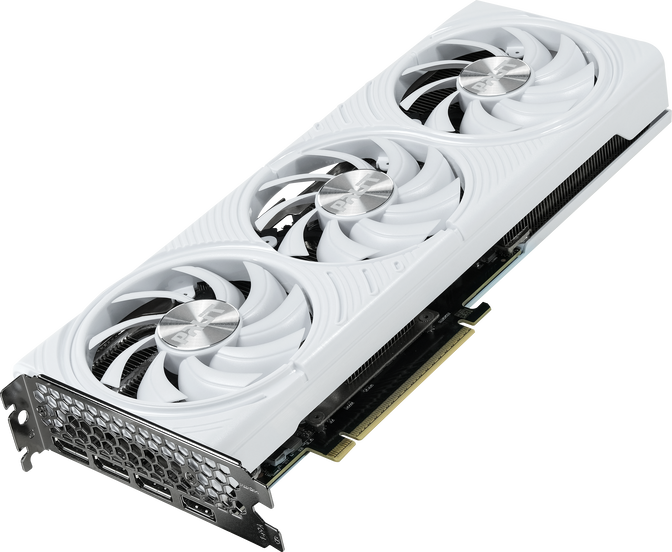 Palit GeForce RTX 5070 White OC Graphics Card, 12288 MB GDDR7 image number 1
