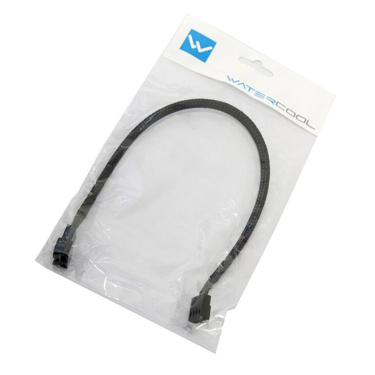 Watercool 4-pin PWM extension, black - 30cm image number 2