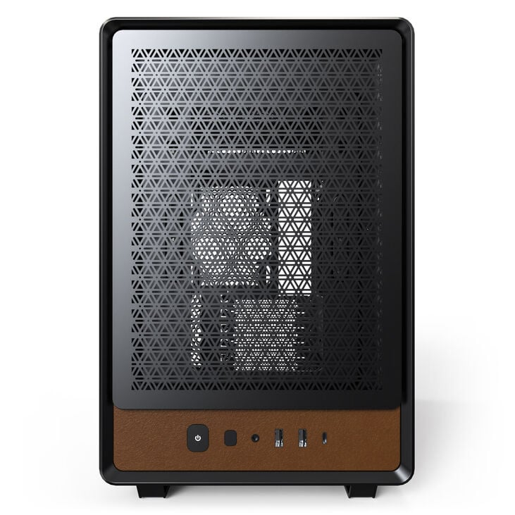 Montech HERITAGE PC Case, Mid Tower, Micro-ATX, Tempered Glass - Black image number 3