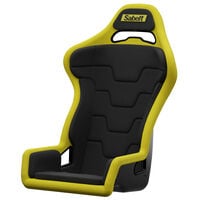 Sabelt SRS-1 Simracing-Sitz, Glasfaser-Schale, gepolstert - racing black