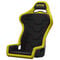 Sabelt SRS-1 Simracing-Sitz, Glasfaser-Schale, gepolstert - racing black