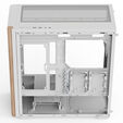 Aerocool D501A PC case, Mid Tower, ATX, Tempered Glass - white image number null