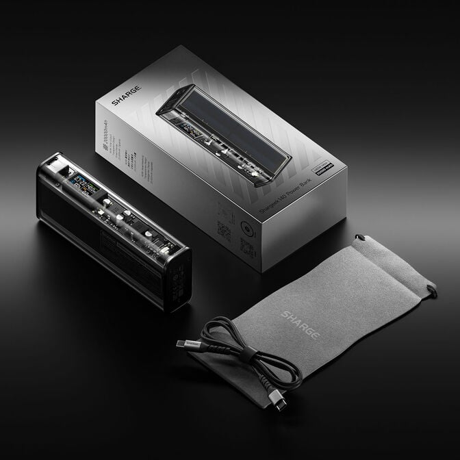 SHARGE Shargeek 140 20000 mah Powerbank - Black image number 21