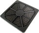 Plastic filter cassette - 120 mm, black