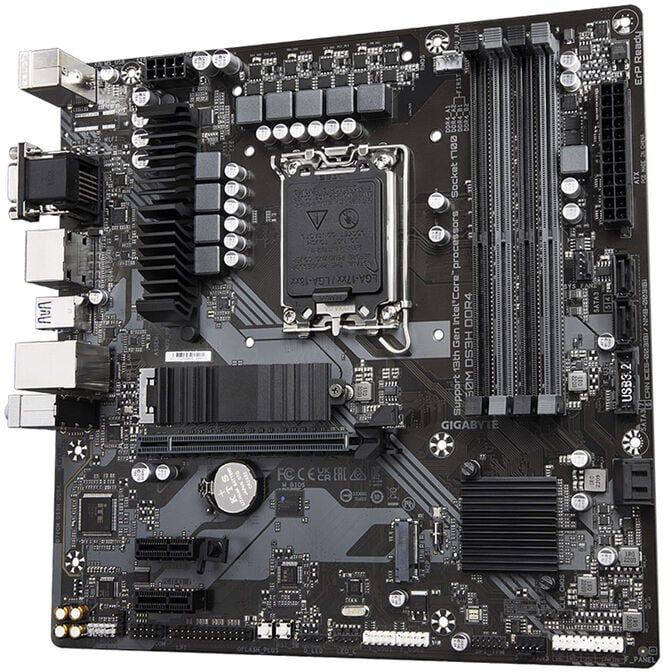GIGABYTE B760M DS3H DDR4, Sockel LGA 1700, Intel B760M, Micro-ATX - DDR4 image number 4