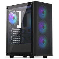 Endorfy Ventum 200 ARGB PC-Geh&auml;use, Midi-Tower, ATX, ARGB, Tempered Glass &ndash; schwarz