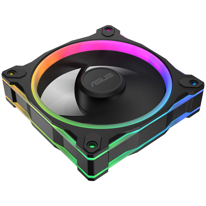 ASUS Prime MR120 ARGB Fan, PWM, Aura Sync - 120mm, black, triple-pack image number 2