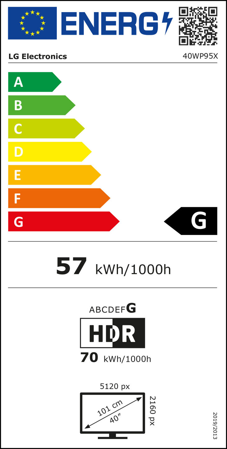 LG UltraWide 40WP95XP-W, 39.7 inch Curved Monitor, IPS, FreeSync image number 1