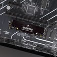 Corsair MP700 Pro NVMe SSD, PCIe 5.0 M.2 Type 2280 - 4 TB image number null