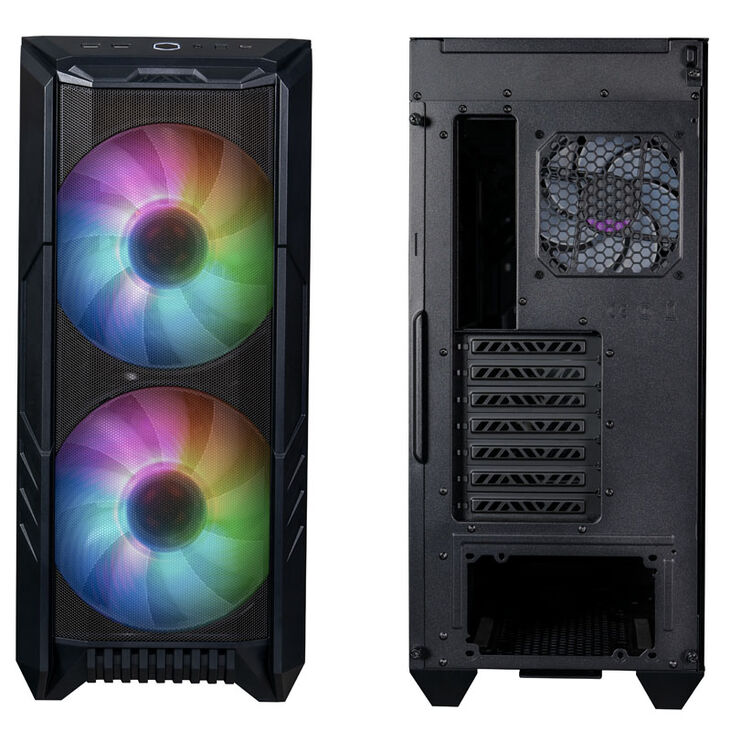 Cooler Master HAF 500, Midi-Tower, ARGB, Tempered Glass - schwarz image number 3