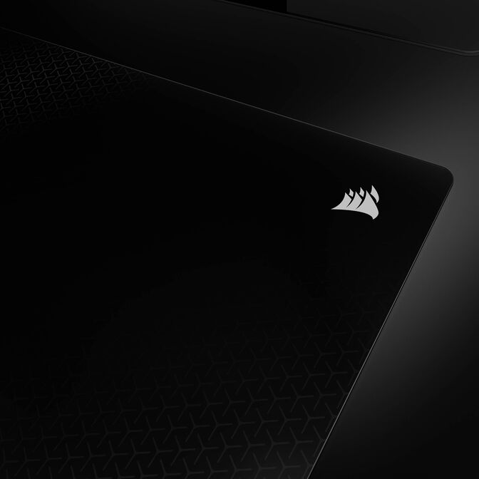 Corsair MM Glass Mauspad, matte Glasoberfl&auml;che, rutschfeste Basis - schwarz, 40cm x 50cm image number 10