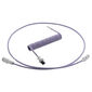CableMod PRO Coiled Keyboard Cable USB-C to USB Type A, Rum Raisin - 150cm