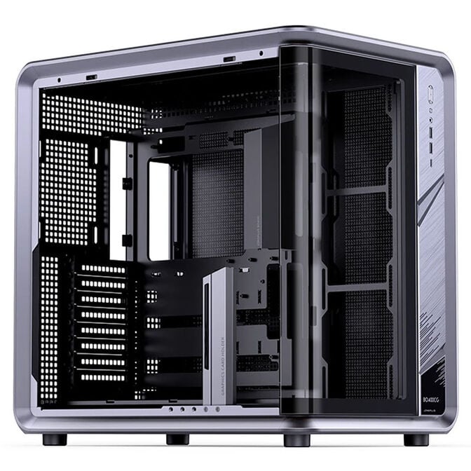 Jonsplus BO400CG PC Case, Mid Tower, ATX, Tempered Glass - Gunmetal Grey image number 6