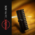MDPC-X 24-Pin ATX Connector by Molex - black image number null