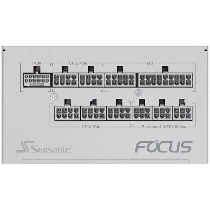 Seasonic Focus GX 80 PLUS Gold power supply, modular - 1000 watts, white image number 5