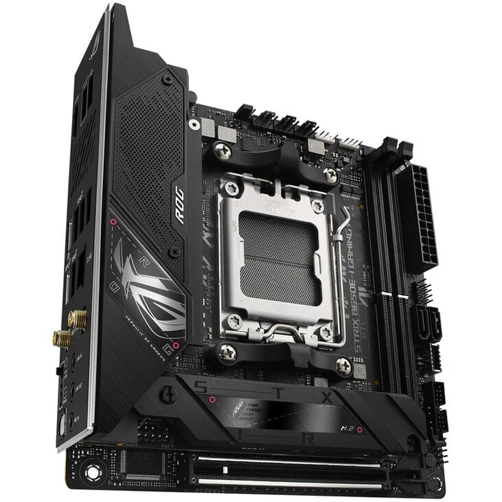 ASUS ROG Strix B650E-I Gaming WiFi Motherboard, Socket AM5, AMD B650, Mini-ITX, DDR5 image number 1