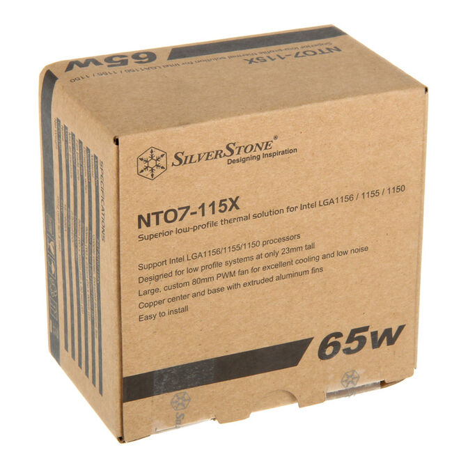 SilverStone Nitrogon SST-NT07-115X Low Profile CPU-Cooler image number 6