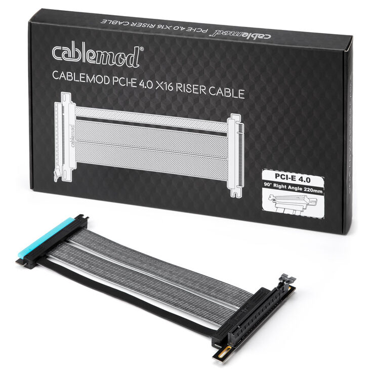 Cablemod PCIe 4.0 Riser Cable - 22cm image number 3