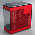 Hyte Y60 Midi Tower, Tempered Glass - schwarz/rot image number null