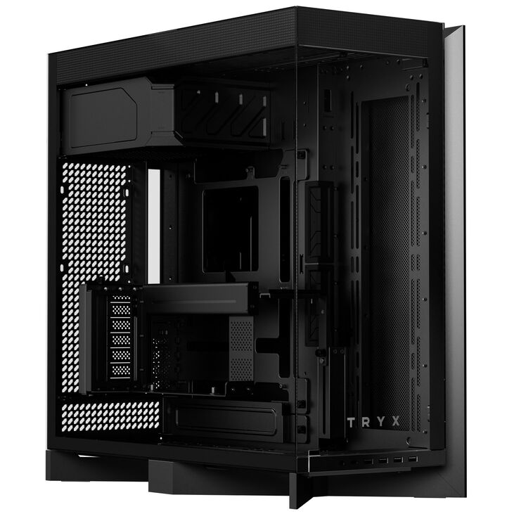 TRYX LUCA L70 PC-Gehäuse, Midi-Tower, E-ATX, Tempered Glass - schwarz image number 3
